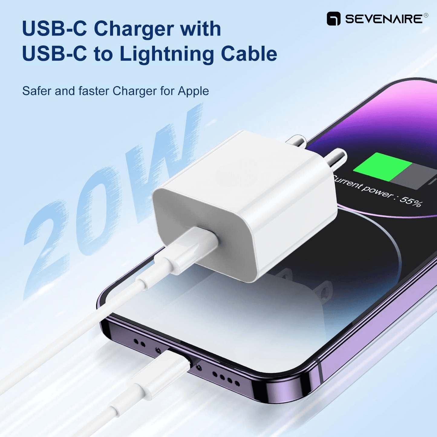 20W Type-C PD Fast Charging Adapter
