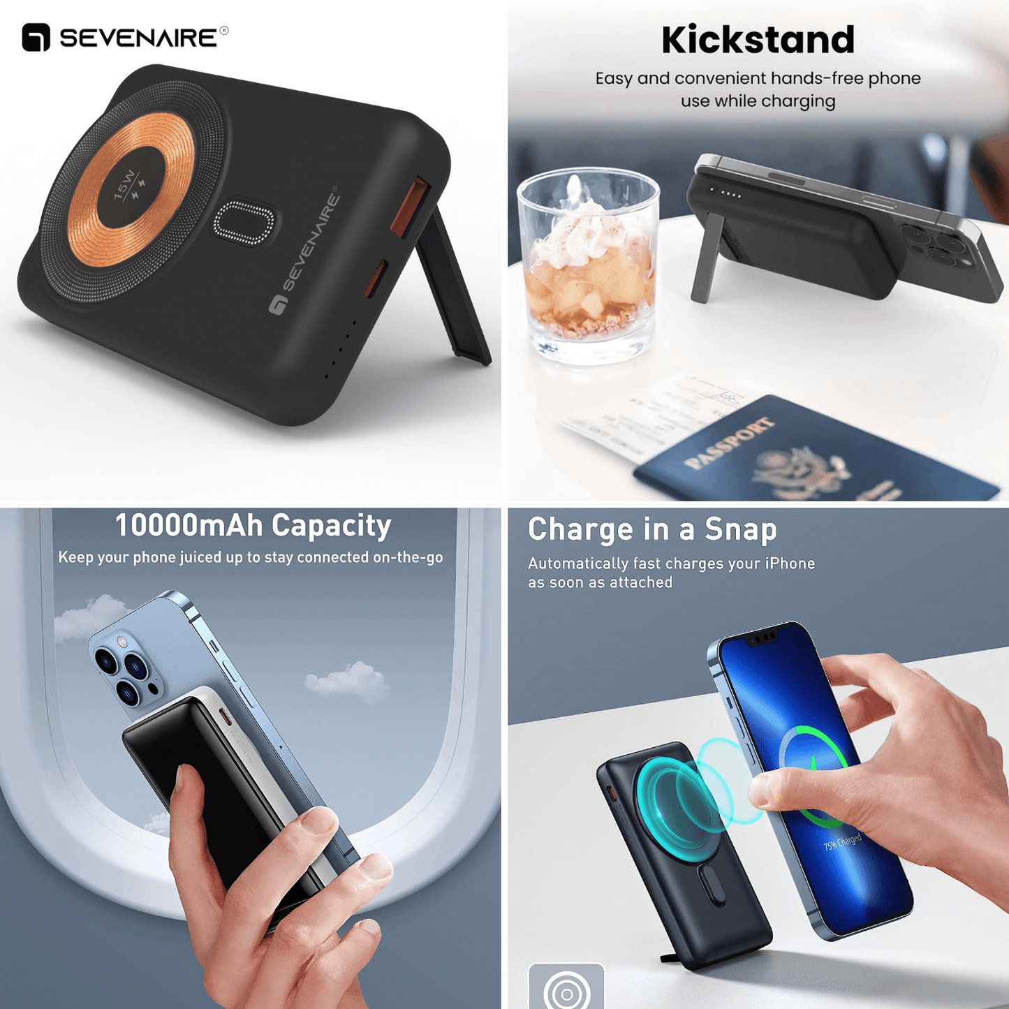 MagCharge P100 Magsafe Wireless Powerbank