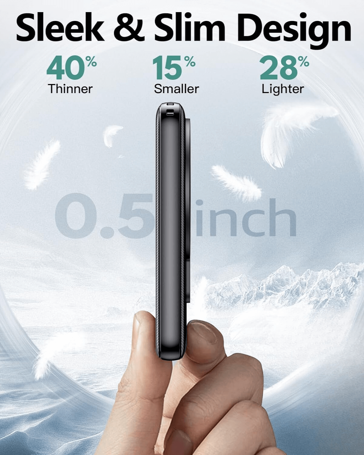 P130 3-in-1 Magsafe Power Bank with Apple Watch Charger