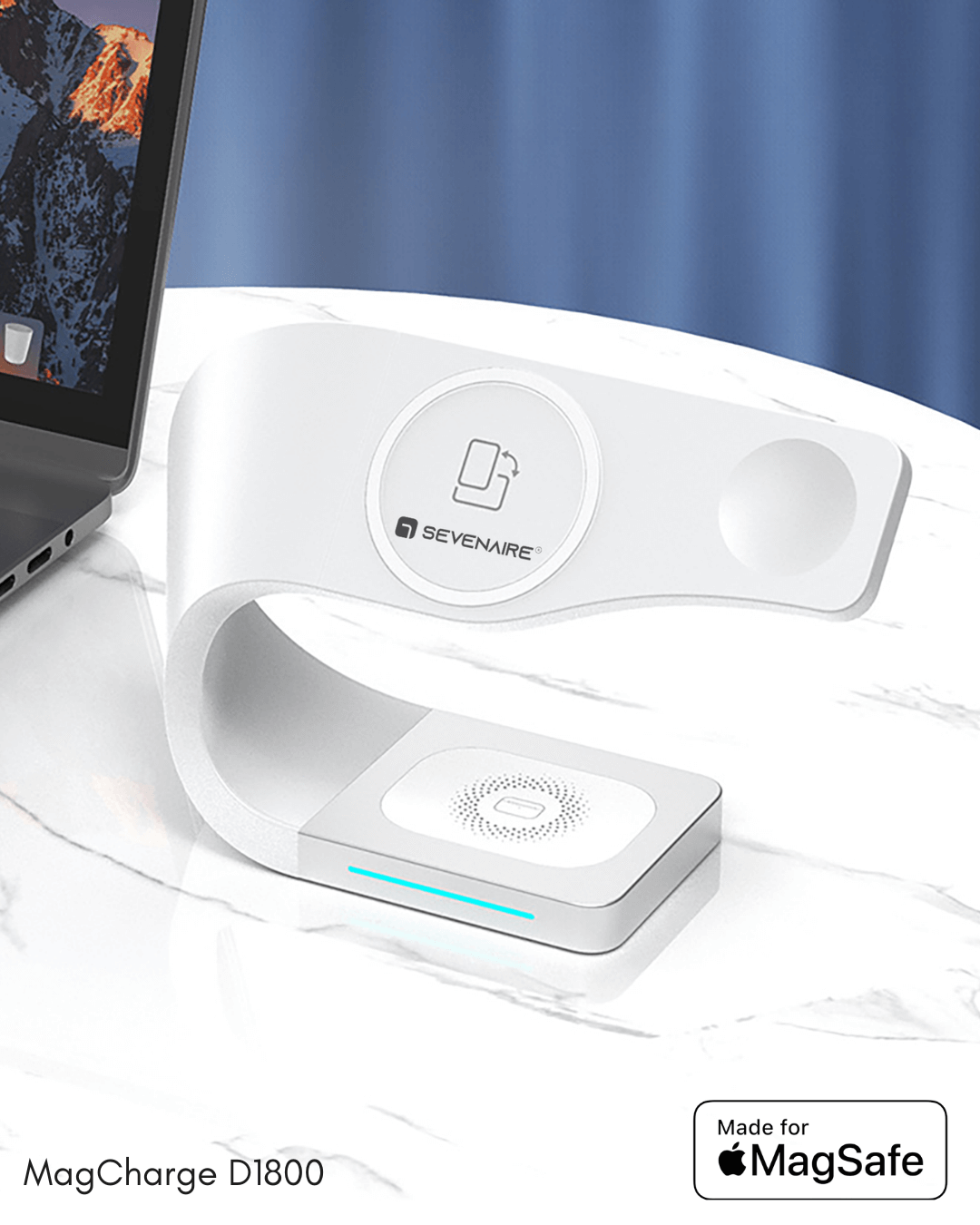 MagCharge 3-in-1 Wireless Charging DOCK (D1800)