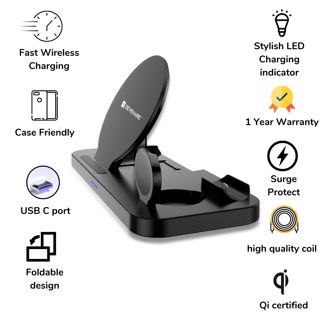 3-in-1 Wireless Charging DOCK (D1700)