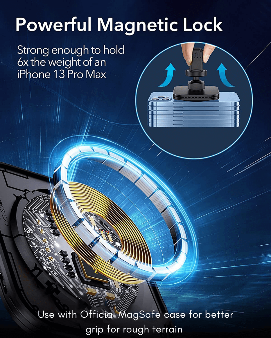 MagCharge 300 Wireless Mag-Safe Car Charger
