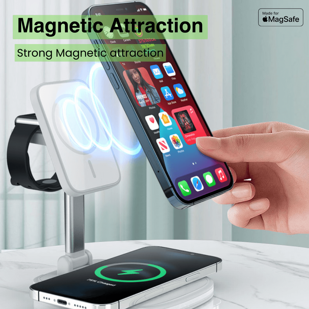 MagCharge 3-in-1 Wireless Charging DOCK (D1850)