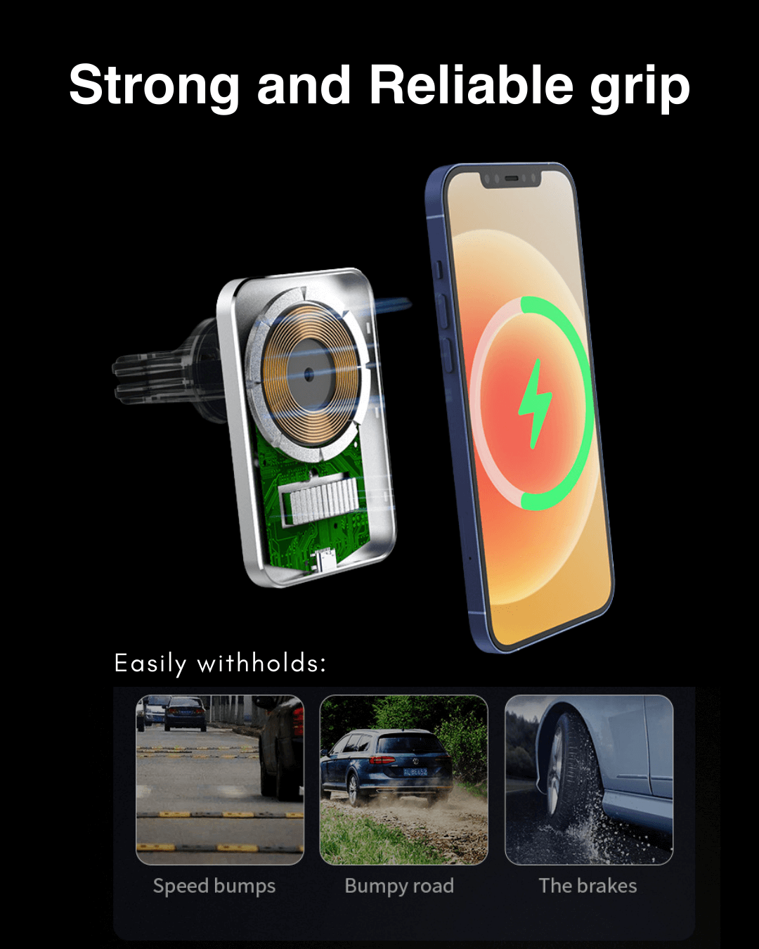 MagCharge 300 Wireless Mag-Safe Car Charger