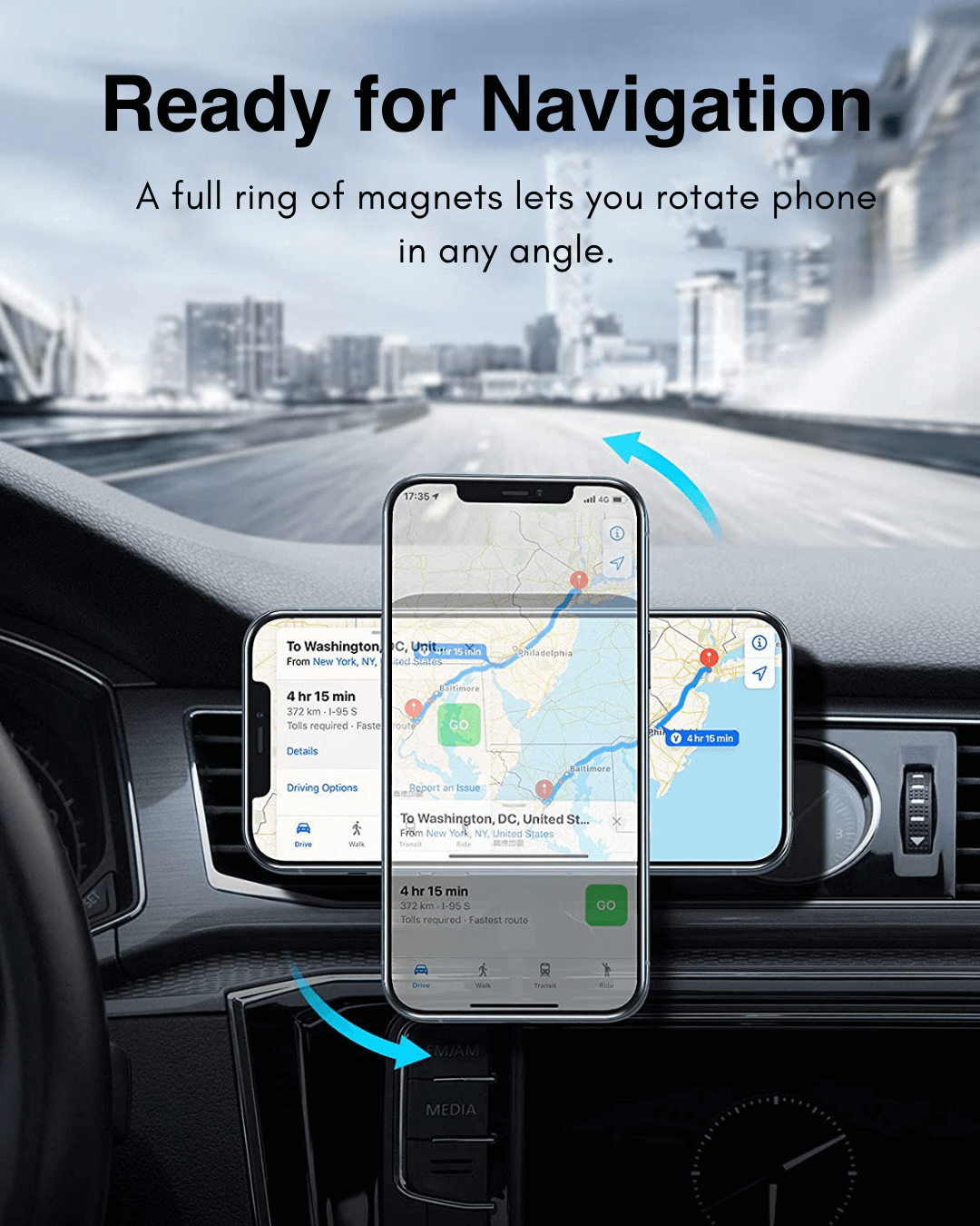 MagCharge 300 Wireless Mag-Safe Car Charger