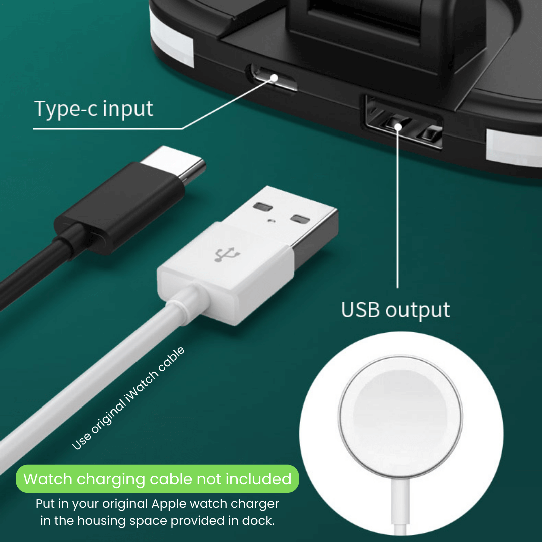 MagCharge 3-in-1 Wireless Charging DOCK (D1850)