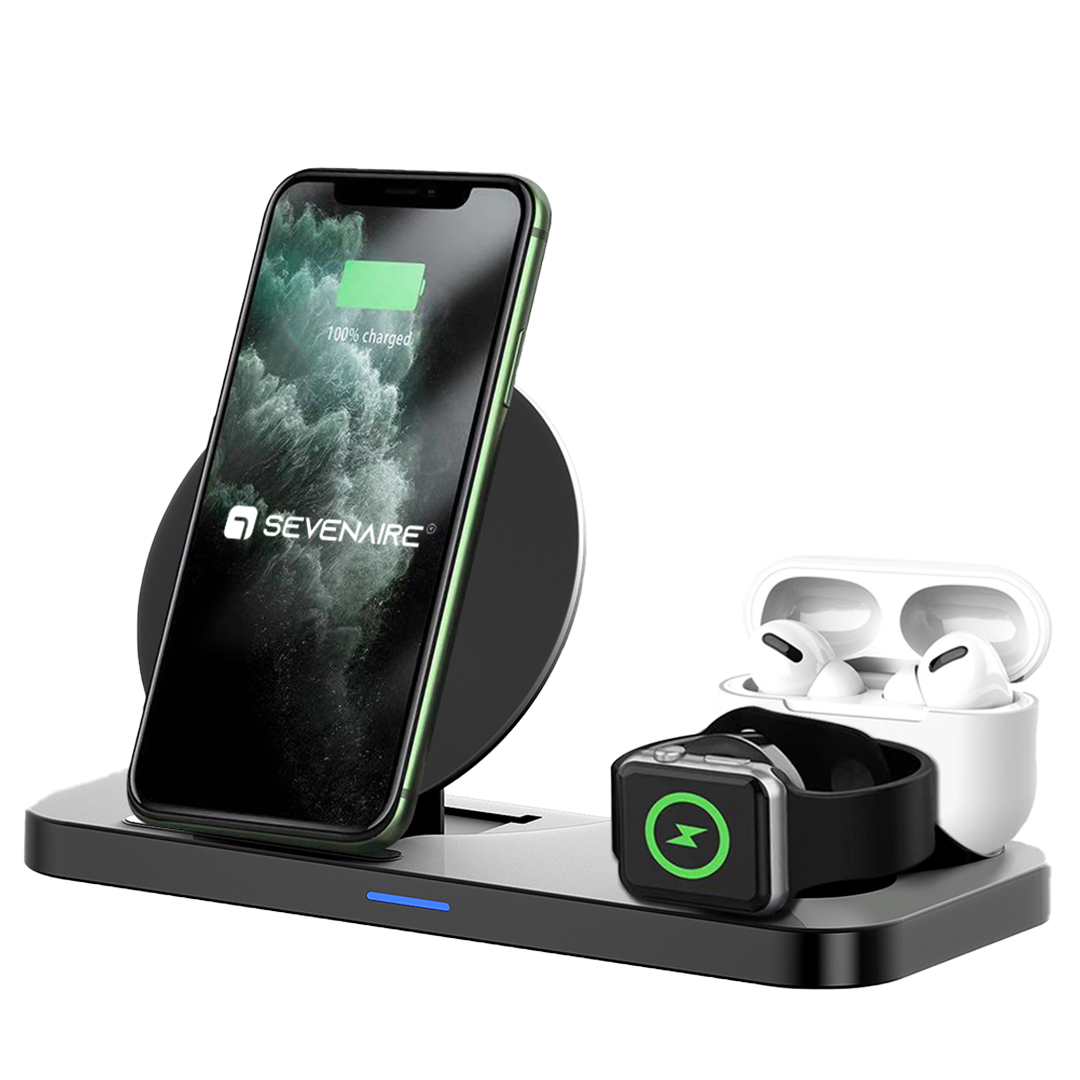Charging Dock Best Wireless Charger For Thick Phone Case 3-in-1