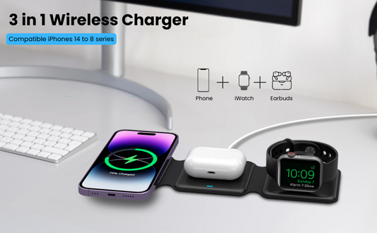 Elevate Your Charging Game with Sevenaire's MagCharge D1970 - The Ultimate 3 in 1 Charging Dock