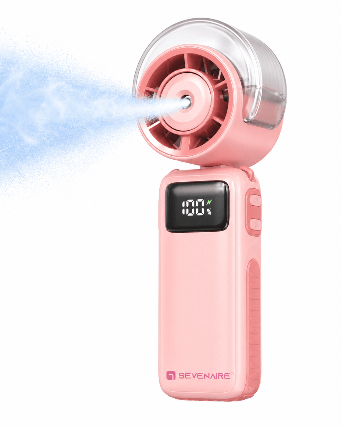 Portable Handheld Mist Fan with LED Display (P7)