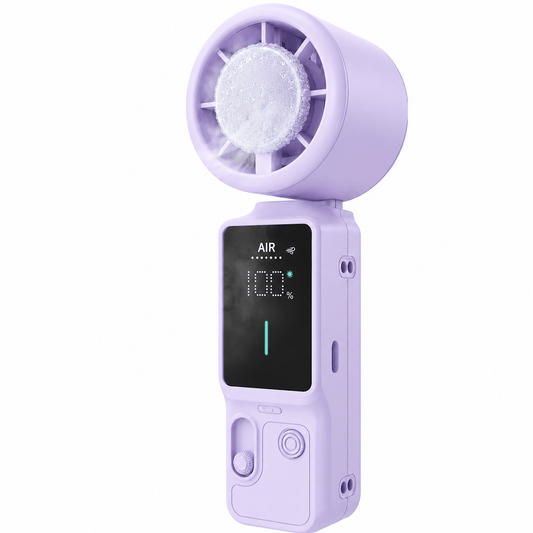 SS39 Portable Handheld Fan with Ice Touch Cooling