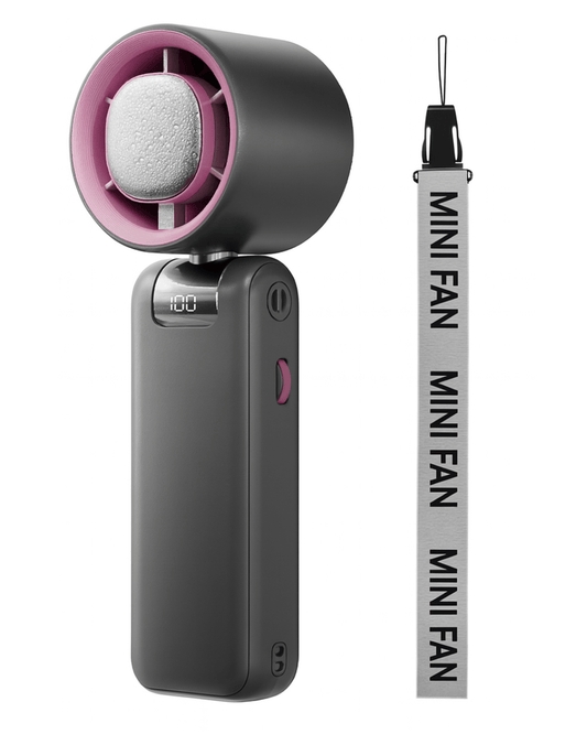 Mini Portable Handheld Fan with Ice Cooling