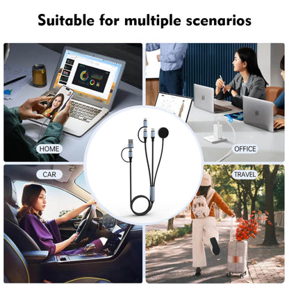 5 in 2 Charging Cable for Apple Watch/ Samsung Watch, 100W PD cable