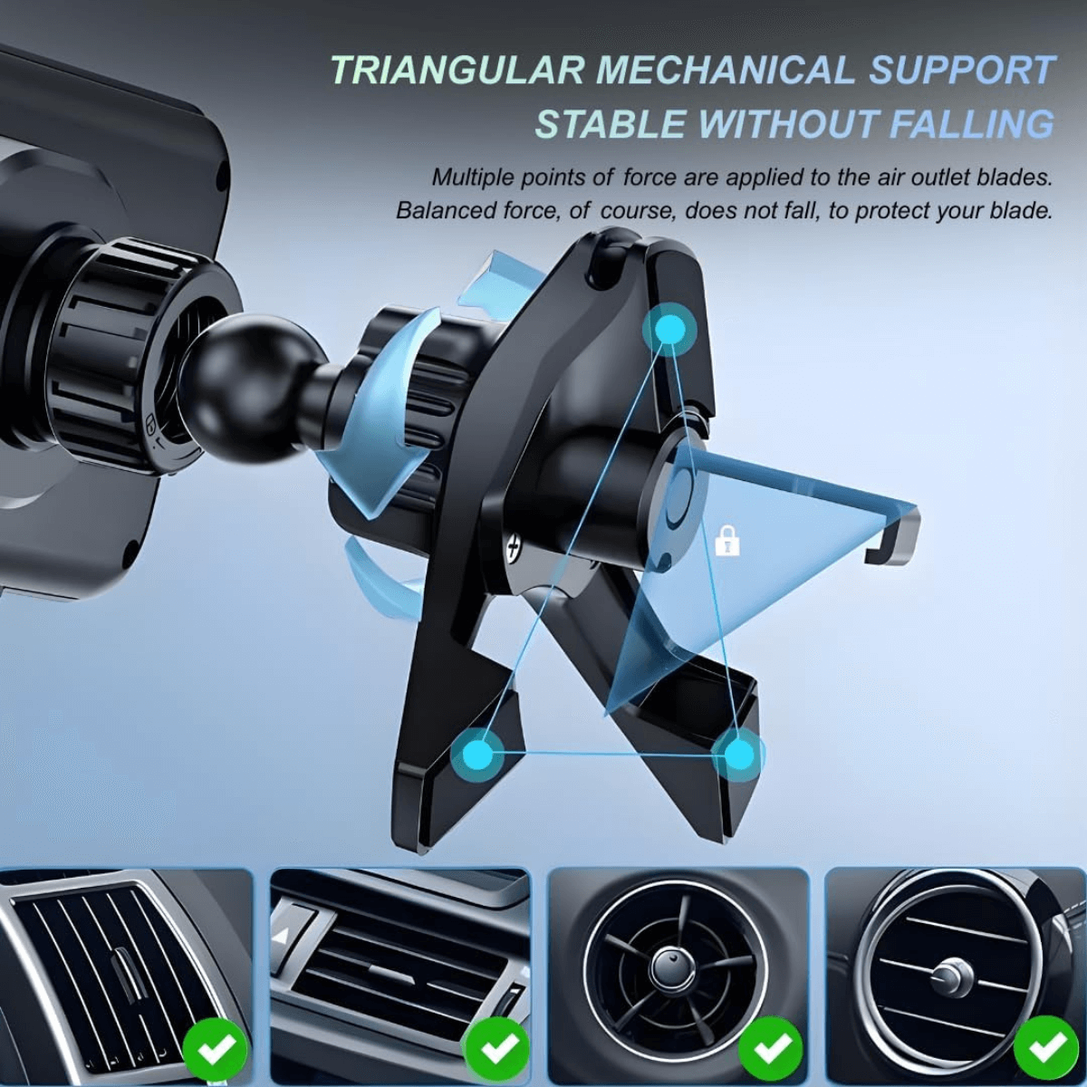 Z1 Wireless Car Charger with 15W Fast Charging