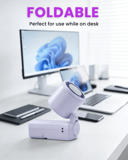 SS39 Portable Handheld Fan with Ice Touch Cooling