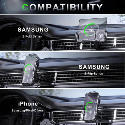 Z1 Wireless Car Charger with 15W Fast Charging