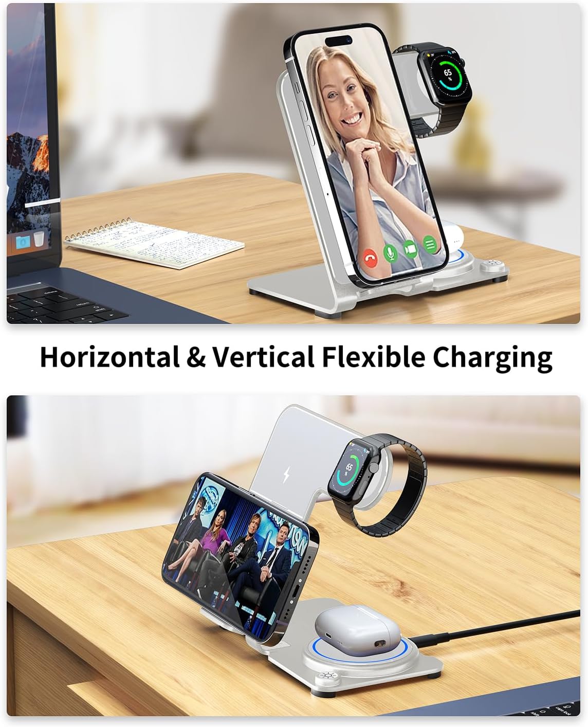 MagCharge 3-in-1 Wireless Charging Stand (D2080)