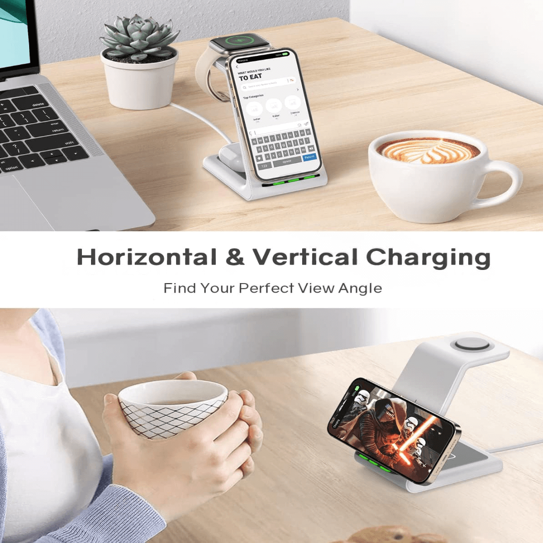 3-in-1 Wireless Charging DOCK [D1450]