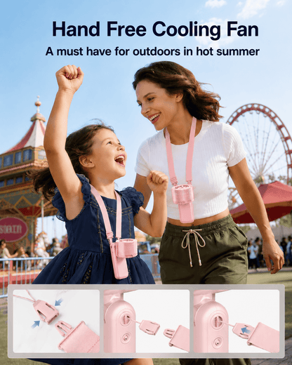 Portable Handheld Mist Fan with LED Display (S42)