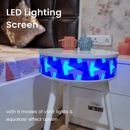 MARS Bluetooth Speaker Table with LED Lights