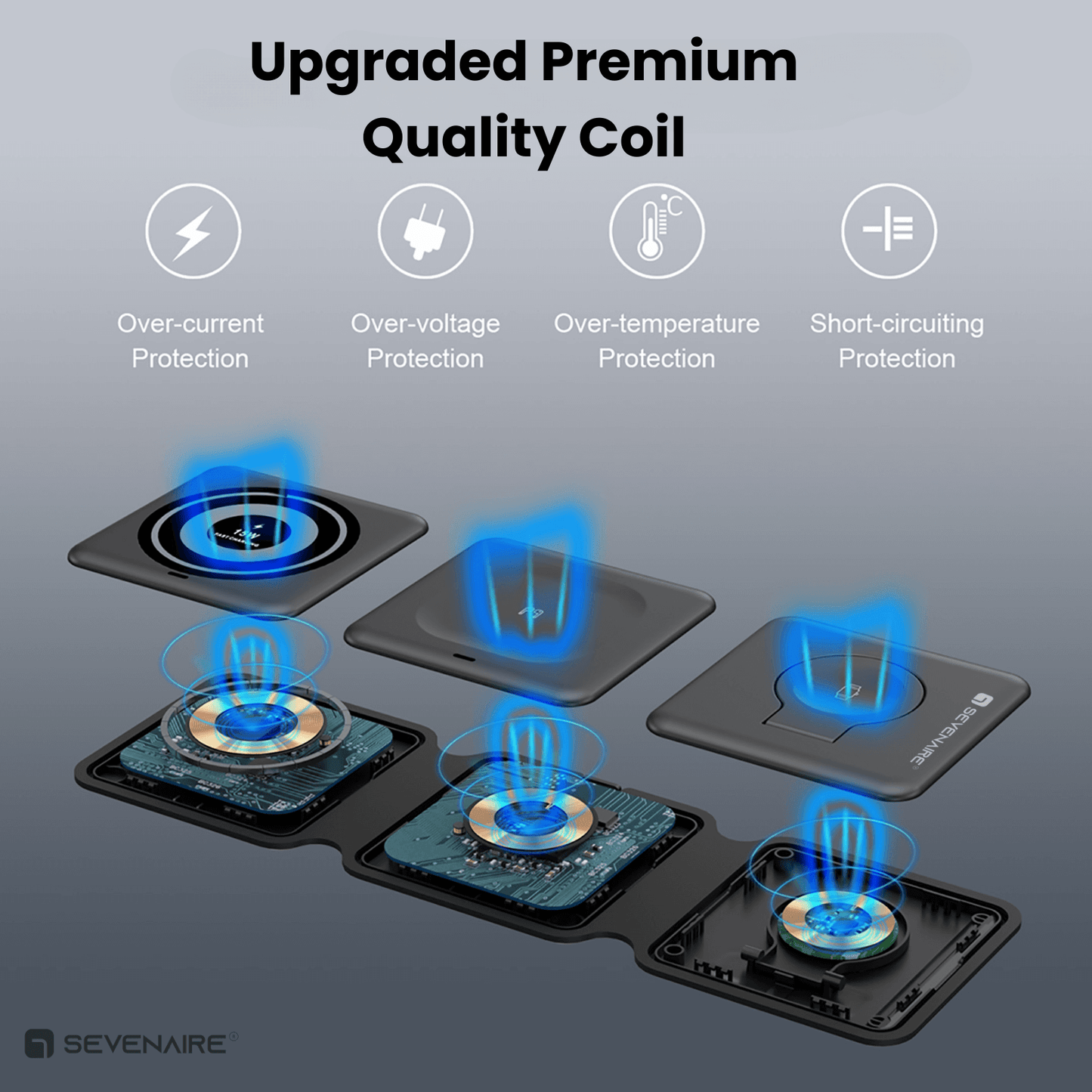 MagCharge 3-in-1 Foldable Wireless Charger (D1970)