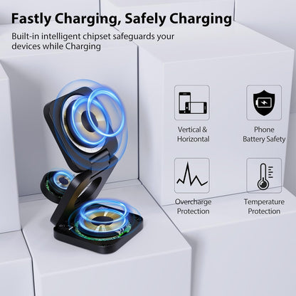 MagCharge 3-in-1 Foldable Magsafe Wireless Charger (D1930)