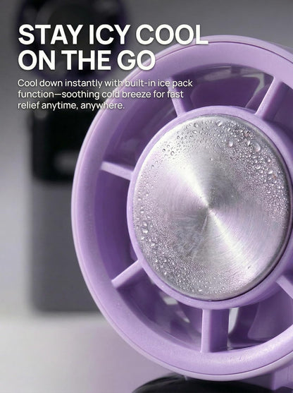 S19 Portable Handheld Fan with Ice Touch Cooling