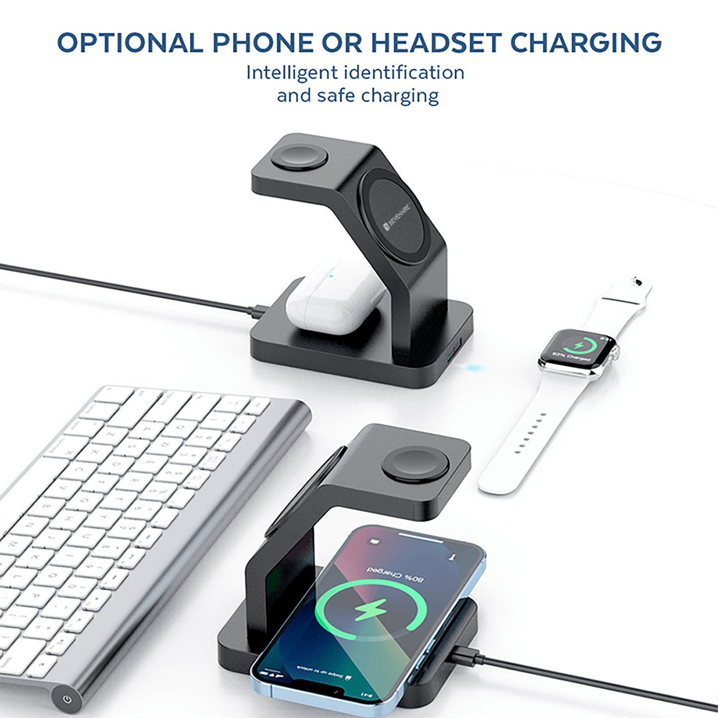 MagCharge 3-in-1 Wireless Charging DOCK (D1870)