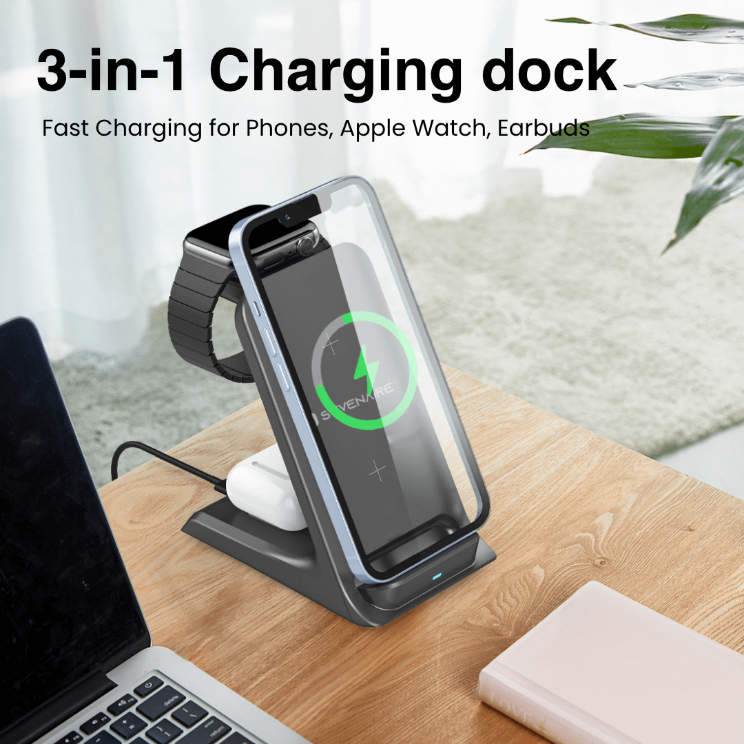 3-in-1 Wireless Charging DOCK [D1450]