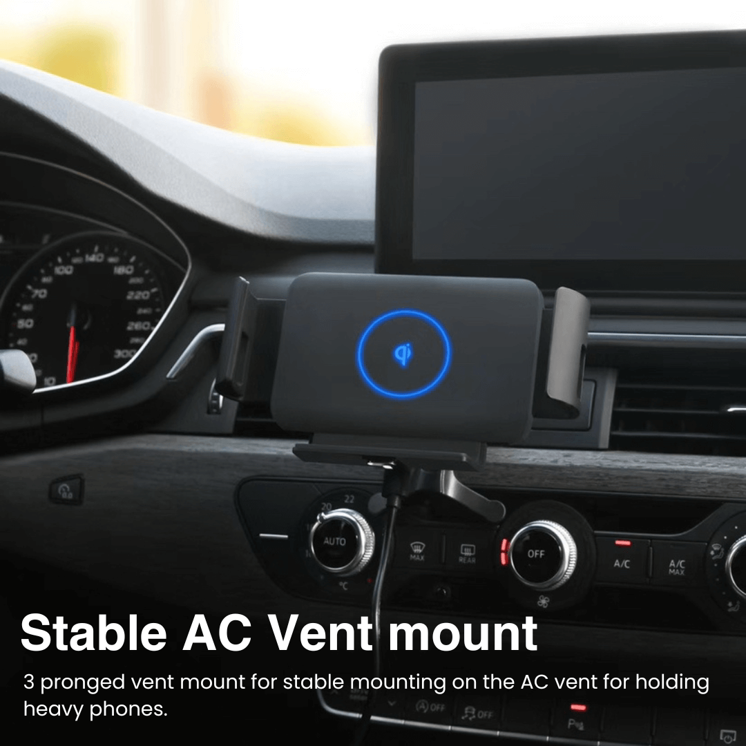 S1 Wireless Car Charger with 15W Fast Charging