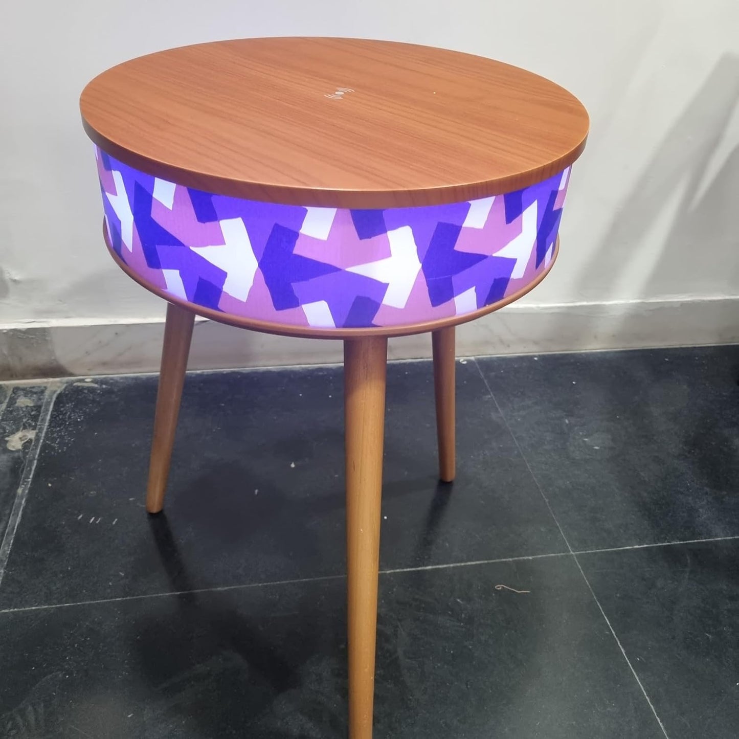 MARS Bluetooth Speaker Table with LED Lights