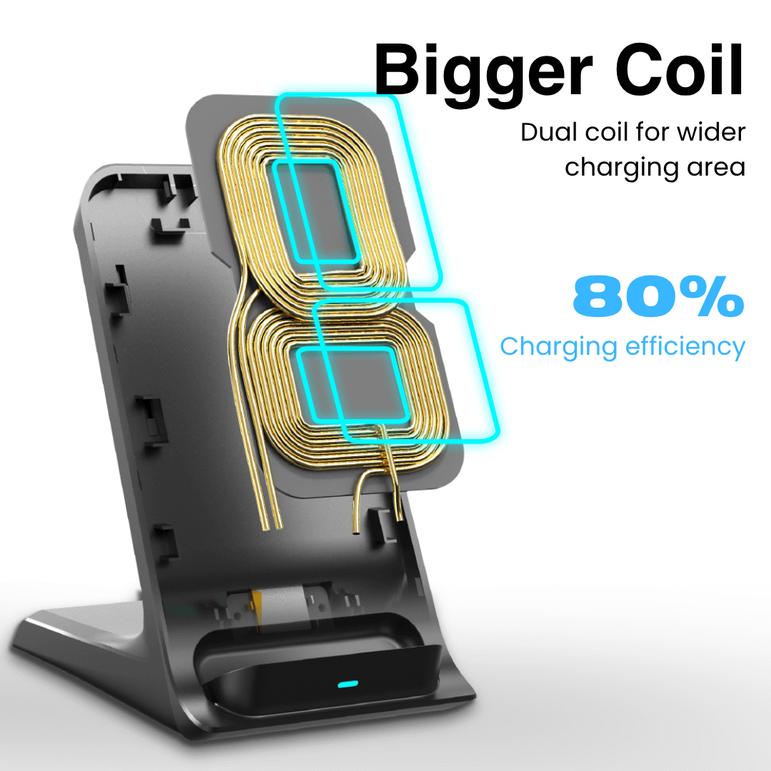 3-in-1 Wireless Charging DOCK [D1450]