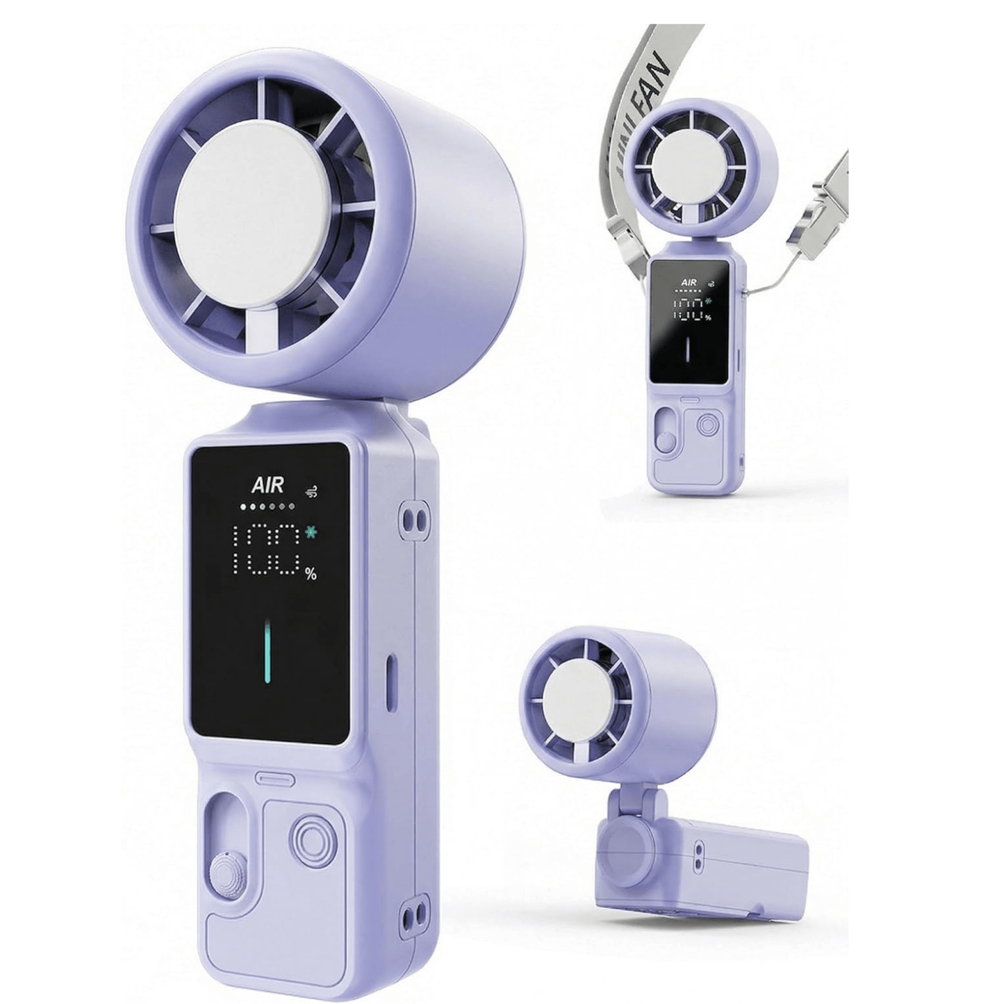 SS39 Portable Handheld Fan with Ice Touch Cooling