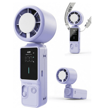 SS39 Portable Handheld Fan with Ice Touch Cooling