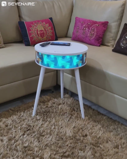 MARS Bluetooth Speaker Table with LED Lights