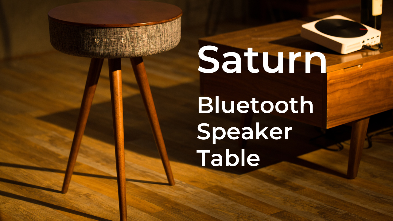 Load video: bluetooth speaker table