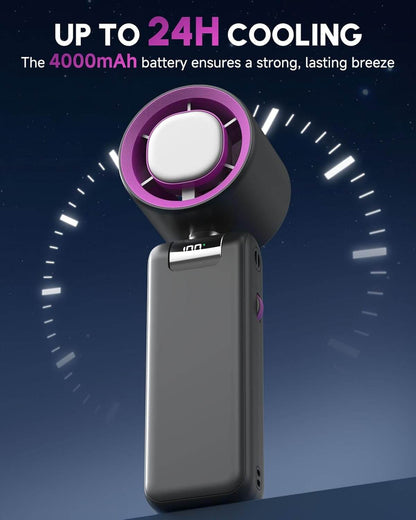 Mini Portable Handheld Fan with Ice Cooling