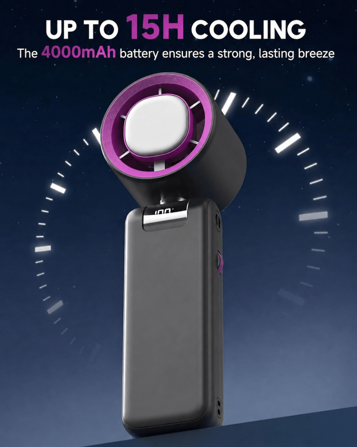 Mini Portable Handheld Fan with Ice Cooling