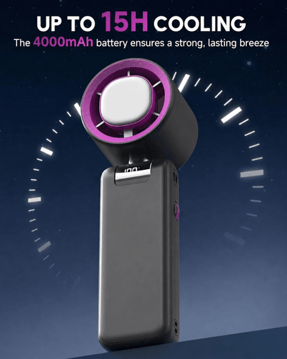 Mini Portable Handheld Fan with Ice Cooling