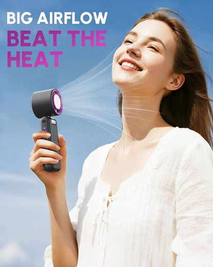 Mini Portable Handheld Fan with Ice Cooling