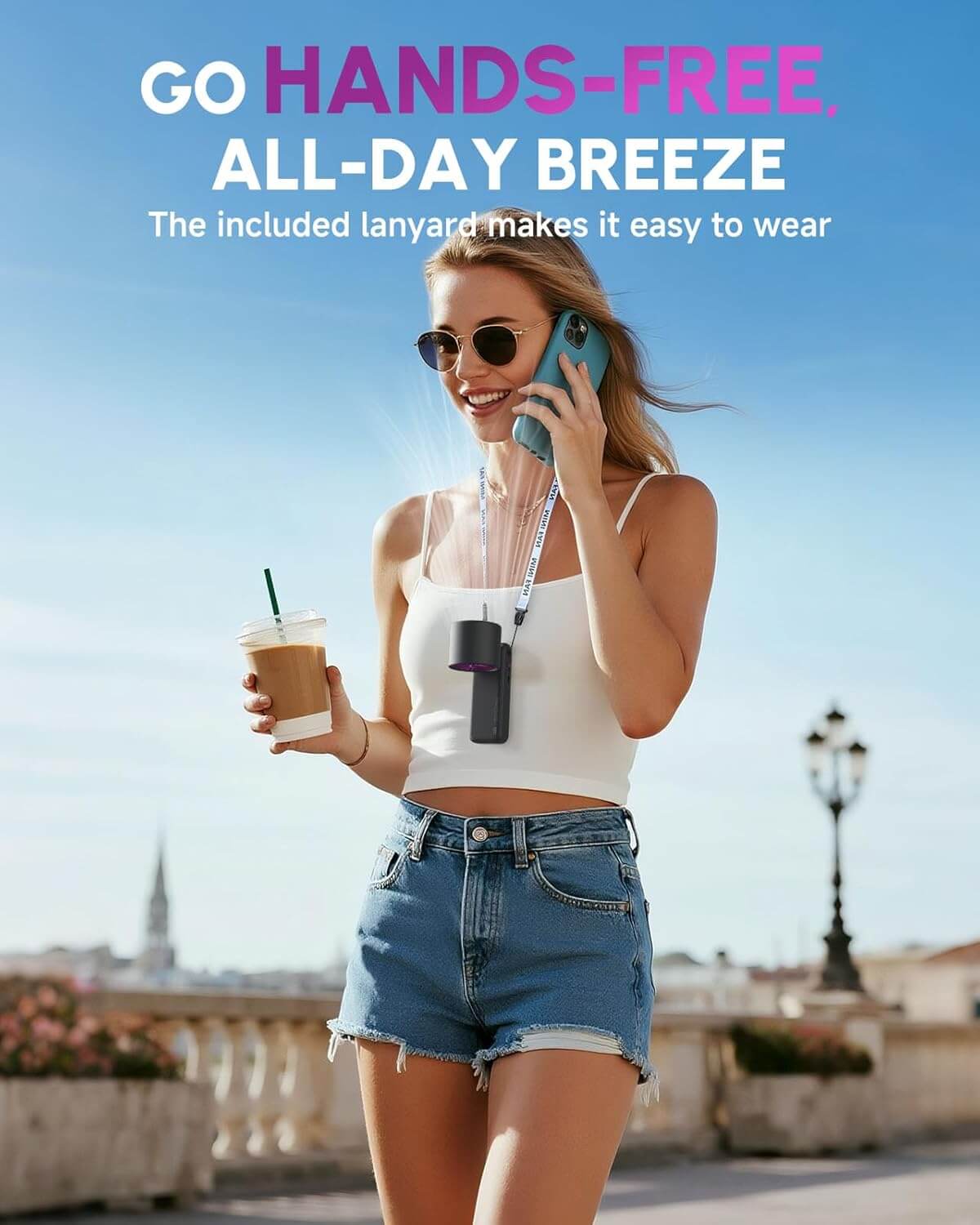 Mini Portable Handheld Fan with Ice Cooling