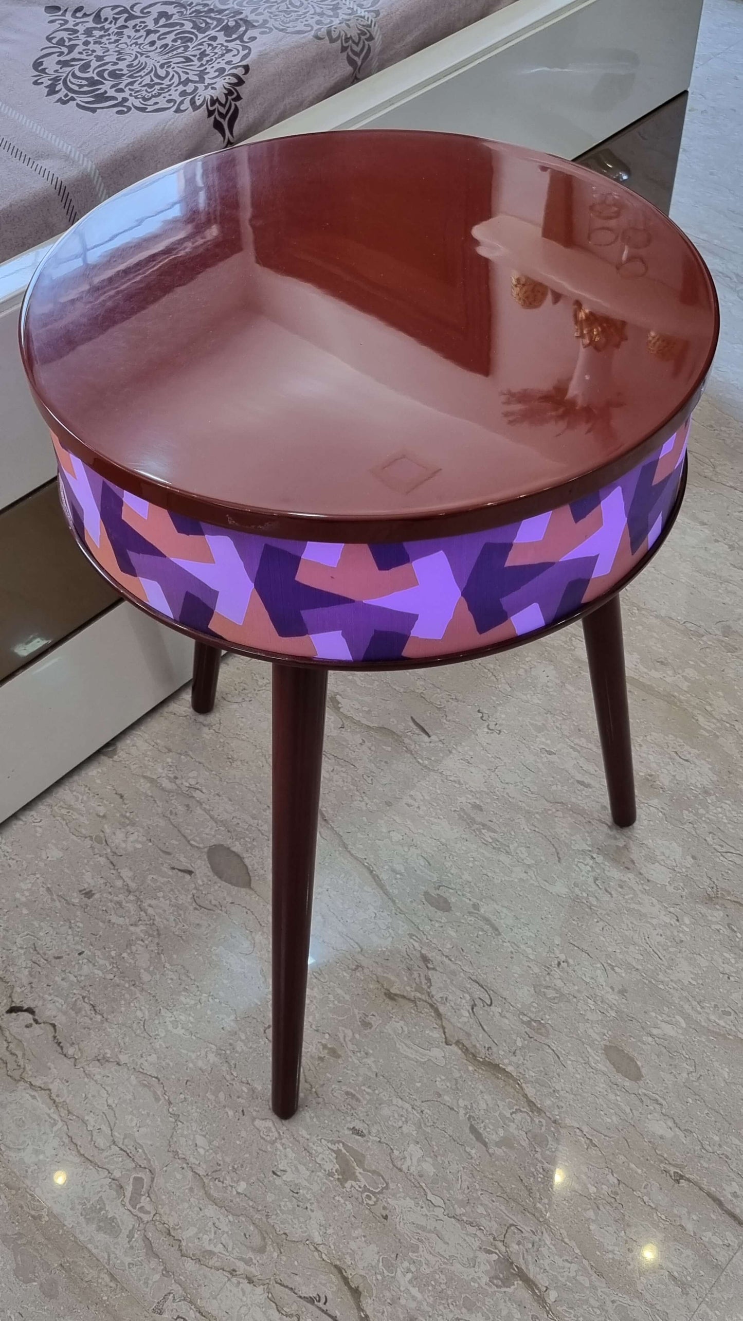 MARS Bluetooth Speaker Table with LED Lights