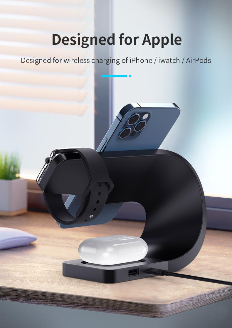 MagCharge 3-in-1 Wireless Charging DOCK (D1800)