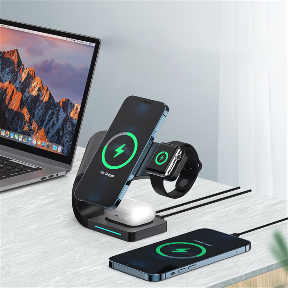 MagCharge 3-in-1 Wireless Charging DOCK (D1800)