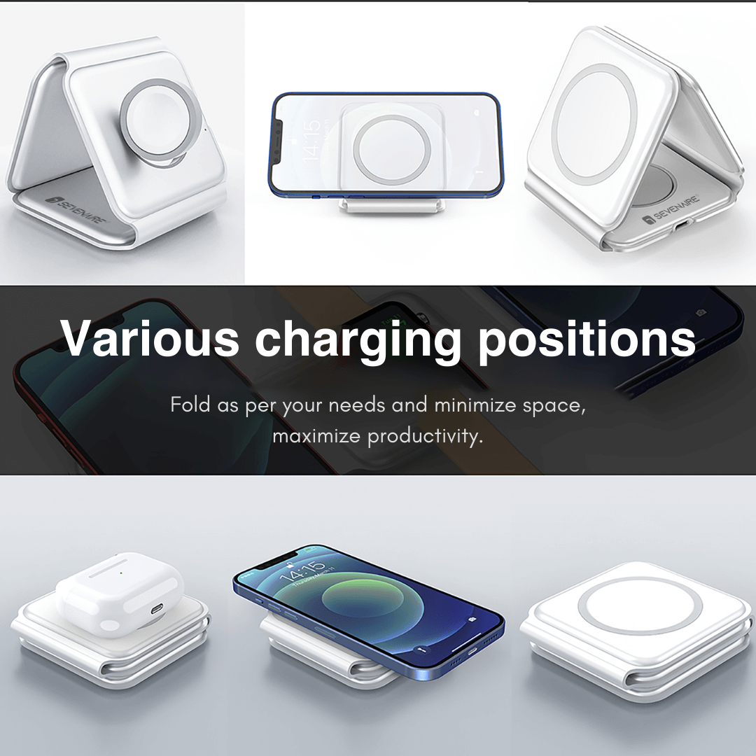 MagCharge 3-in-1 Foldable Wireless Charger (D1900)